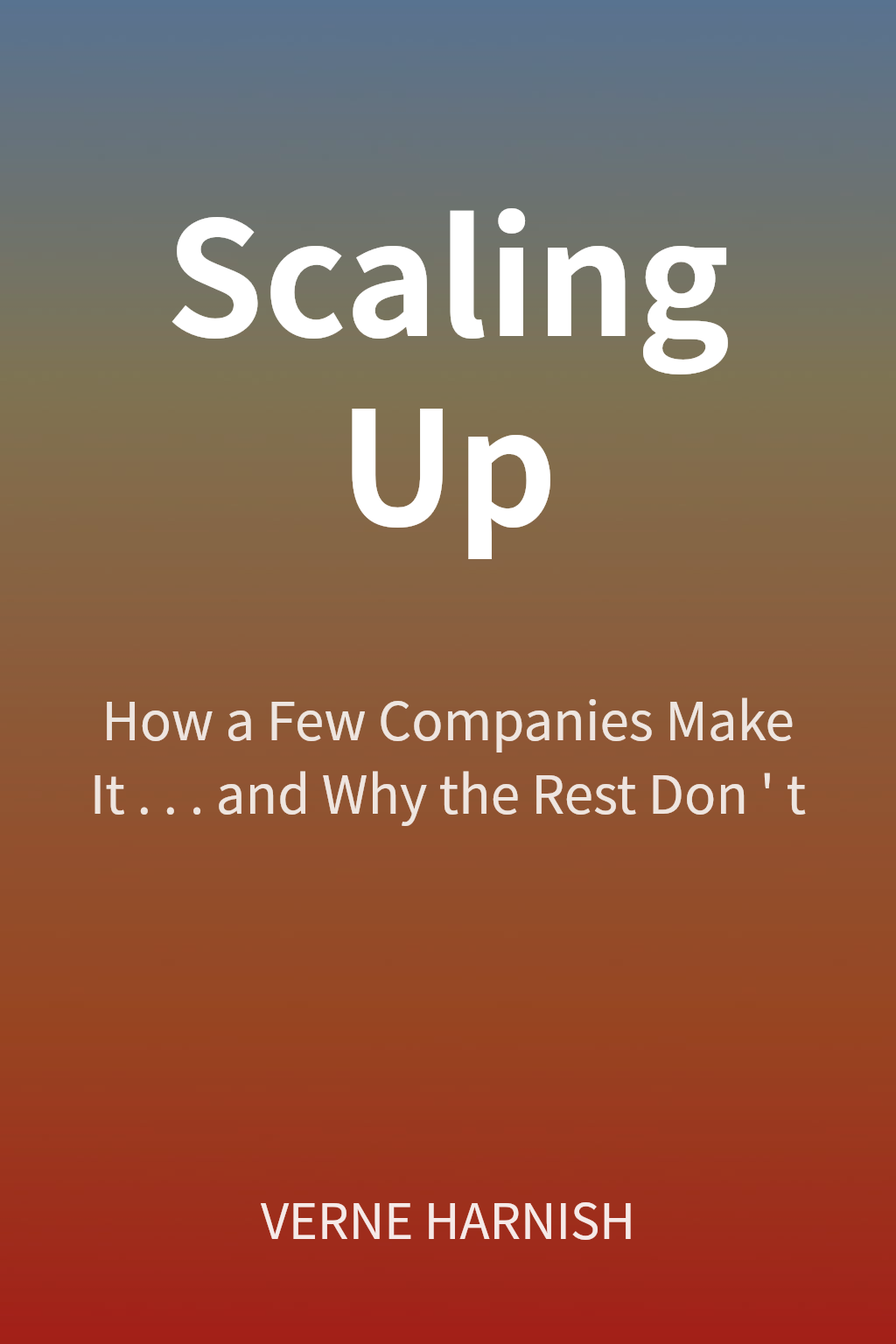 Scaling Up cover