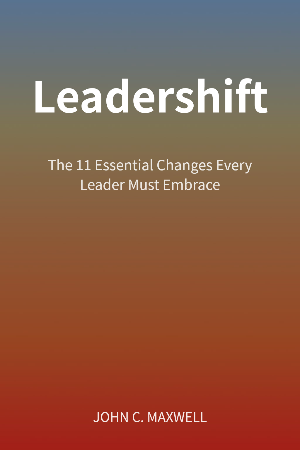 Leadershift cover