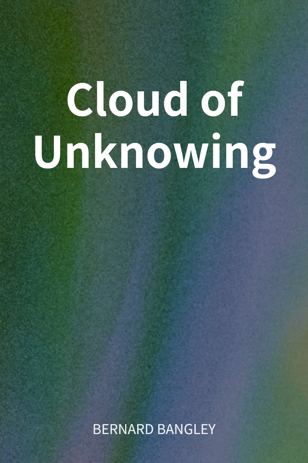 Cloud of Unknowing cover