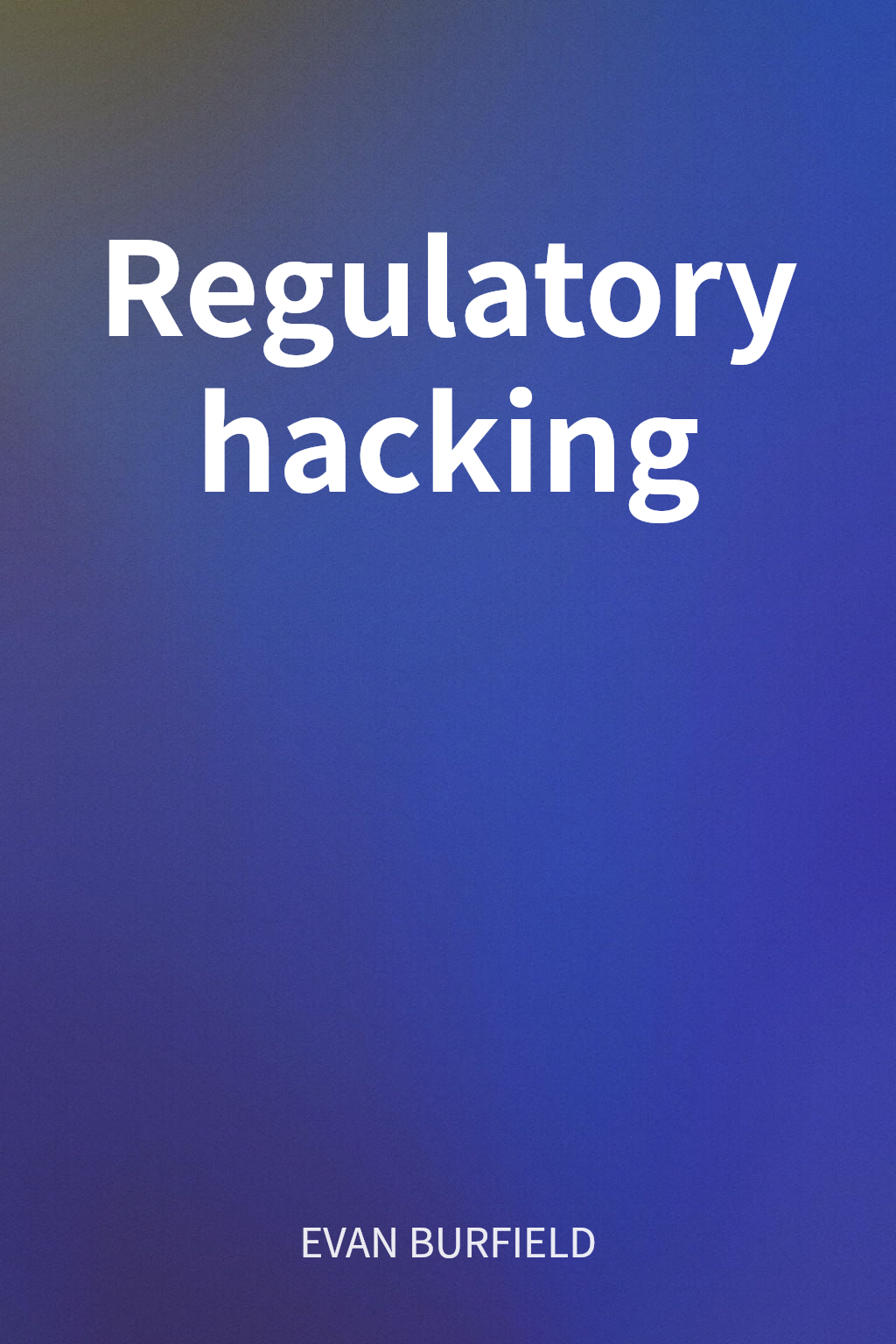 Regulatory hacking cover