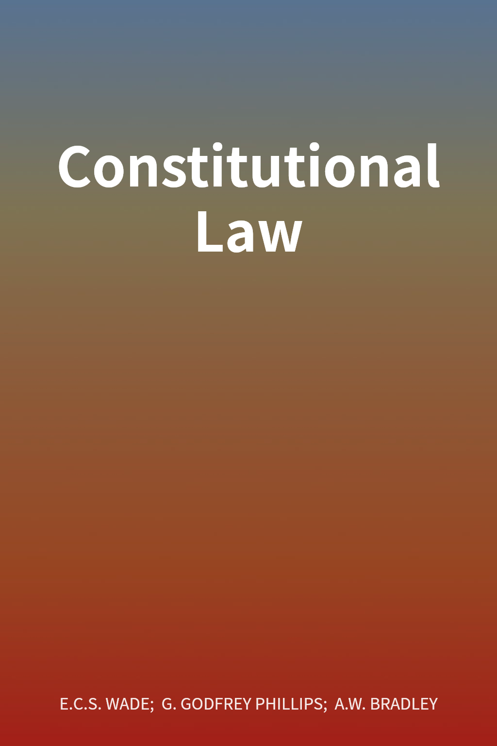 Constitutional Law cover