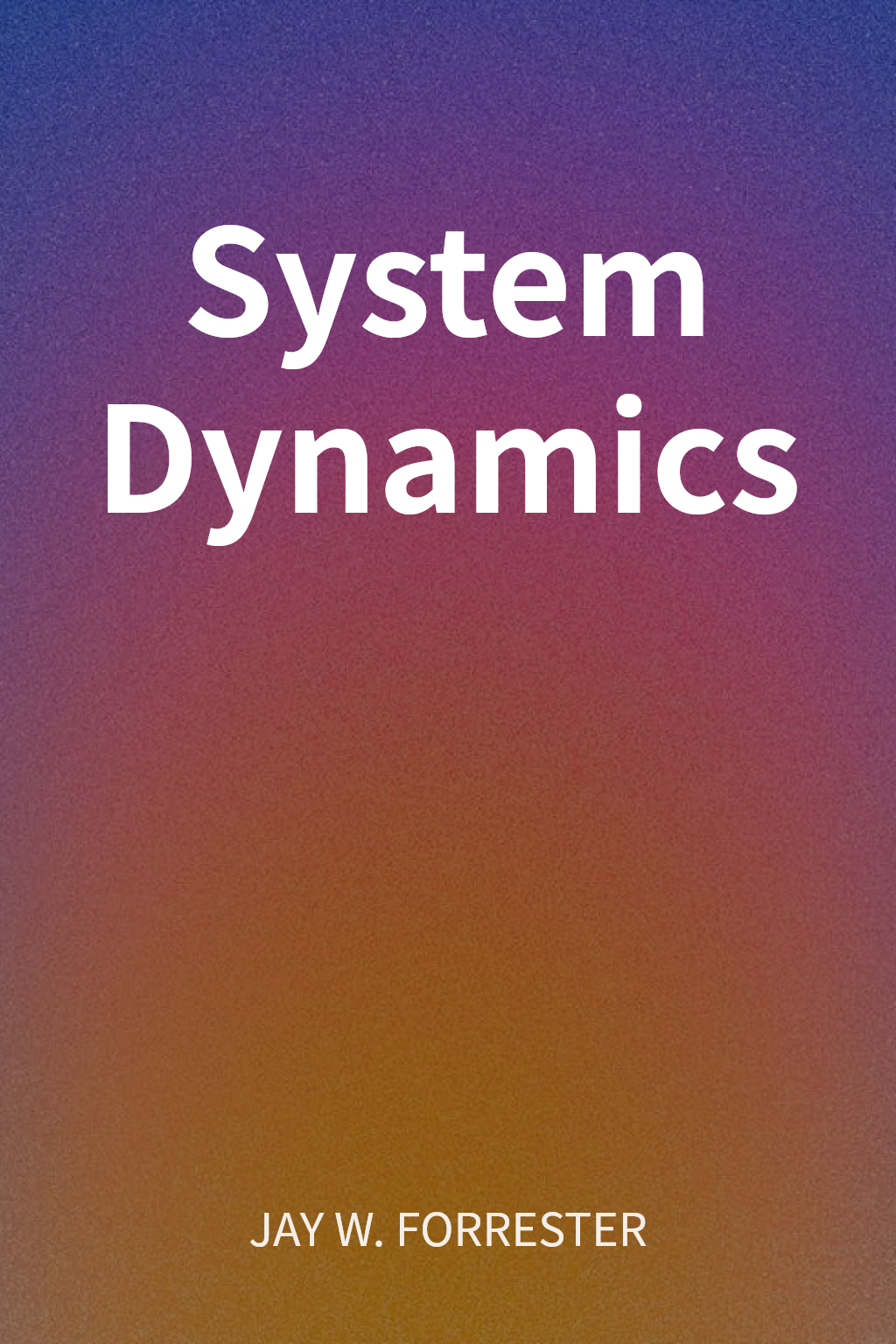 System Dynamics cover