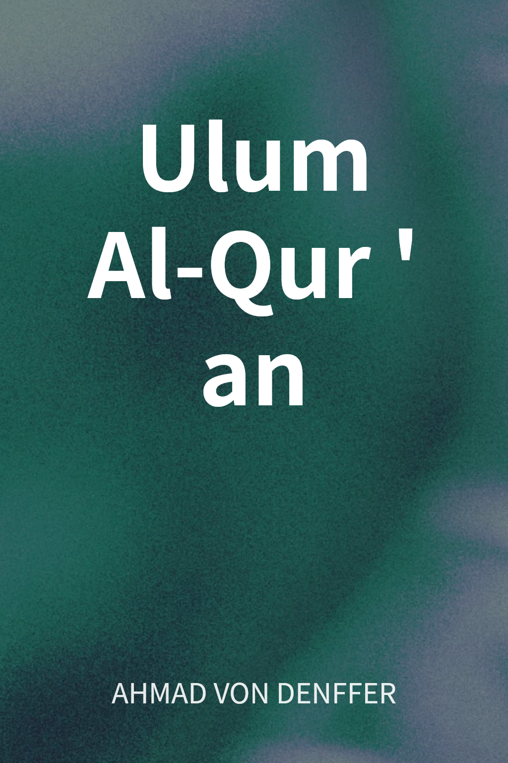 Ulum Al-Qur'an cover