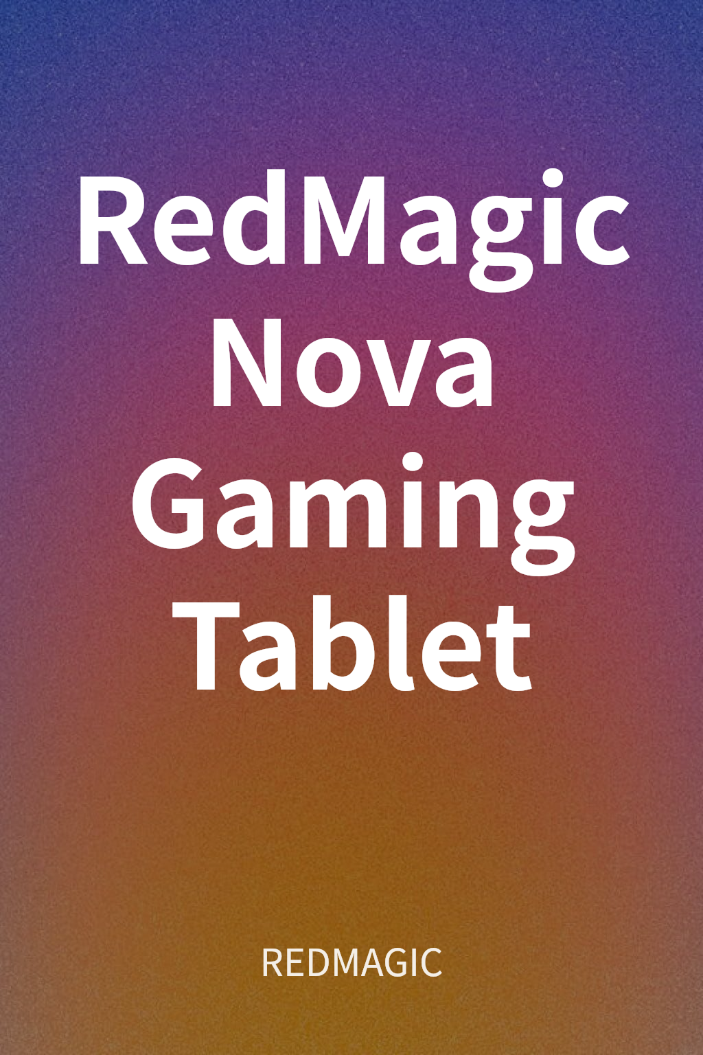 RedMagic Nova Gaming Tablet cover