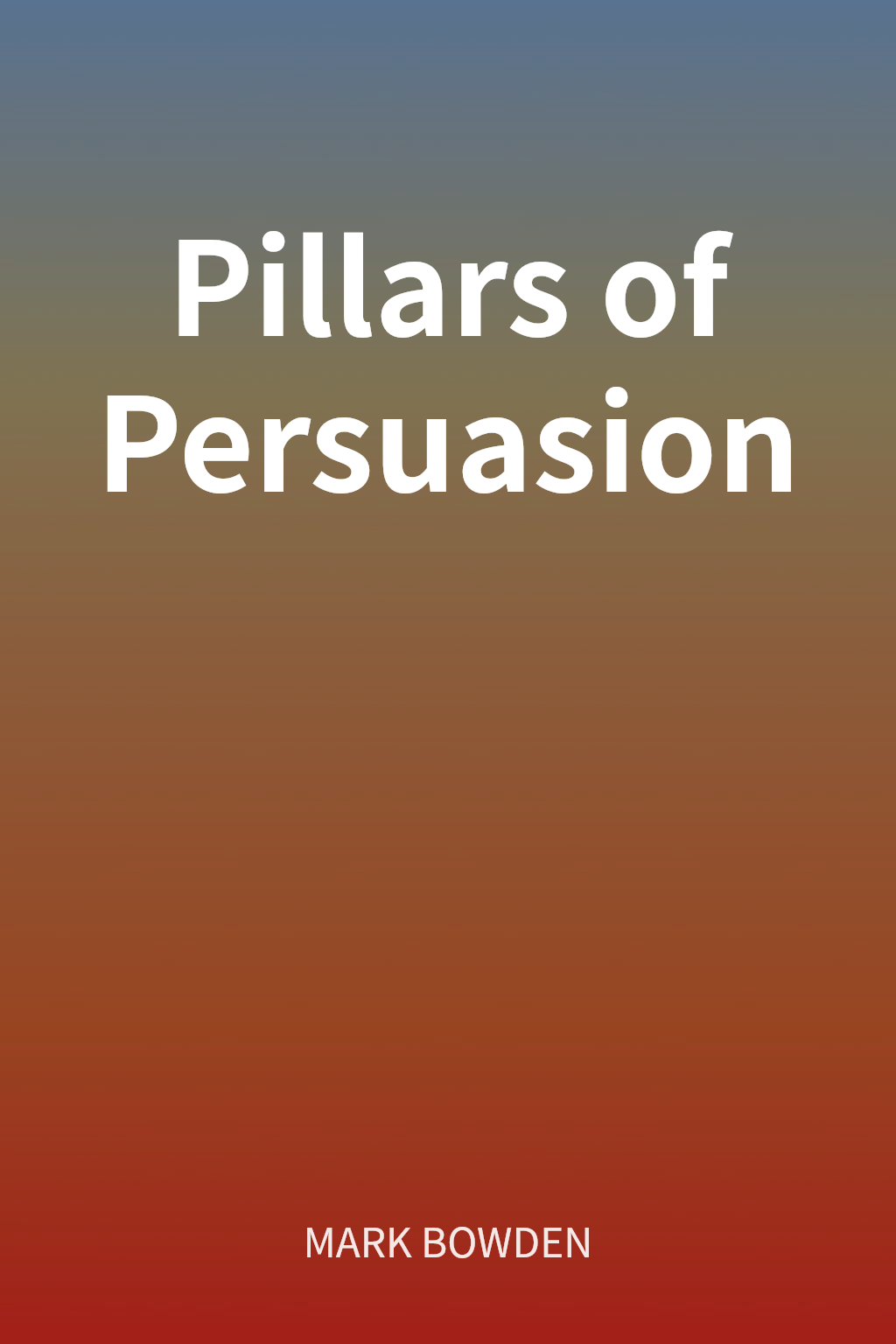 Pillars of Persuasion cover