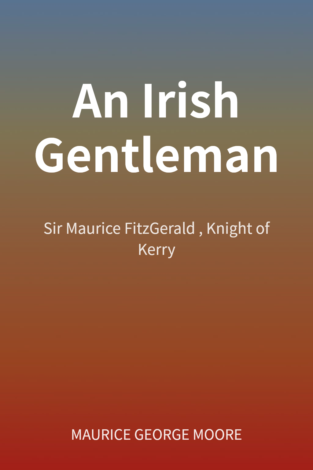 An Irish Gentleman cover