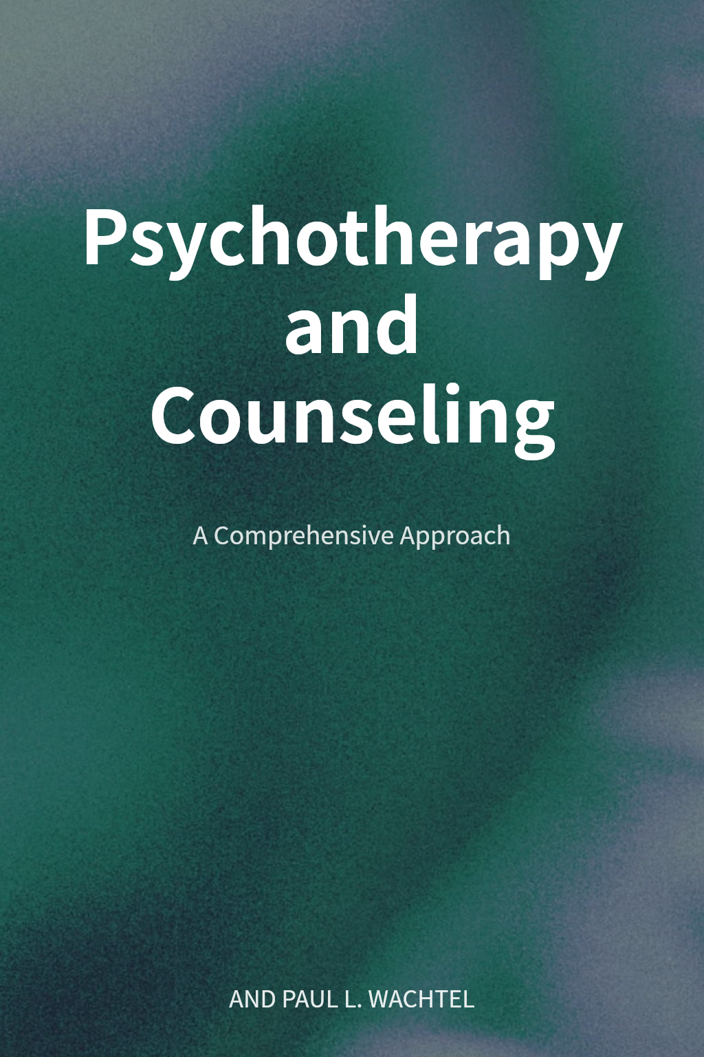 Psychotherapy and Counseling cover