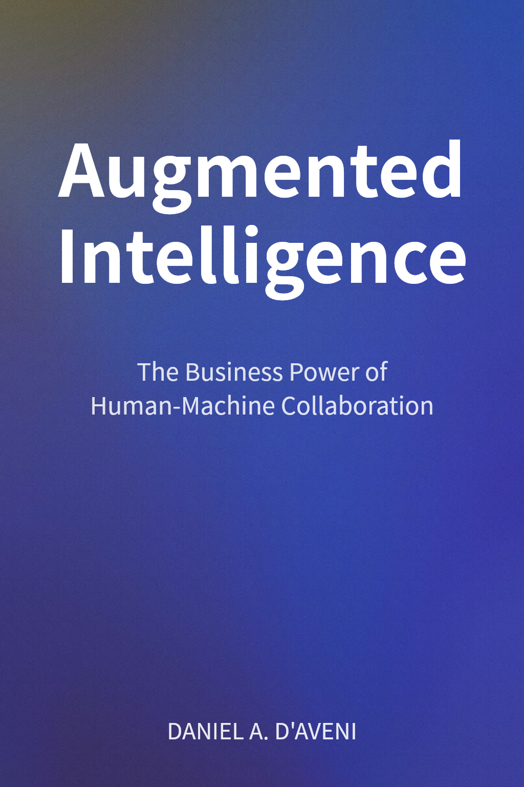 Augmented Intelligence cover