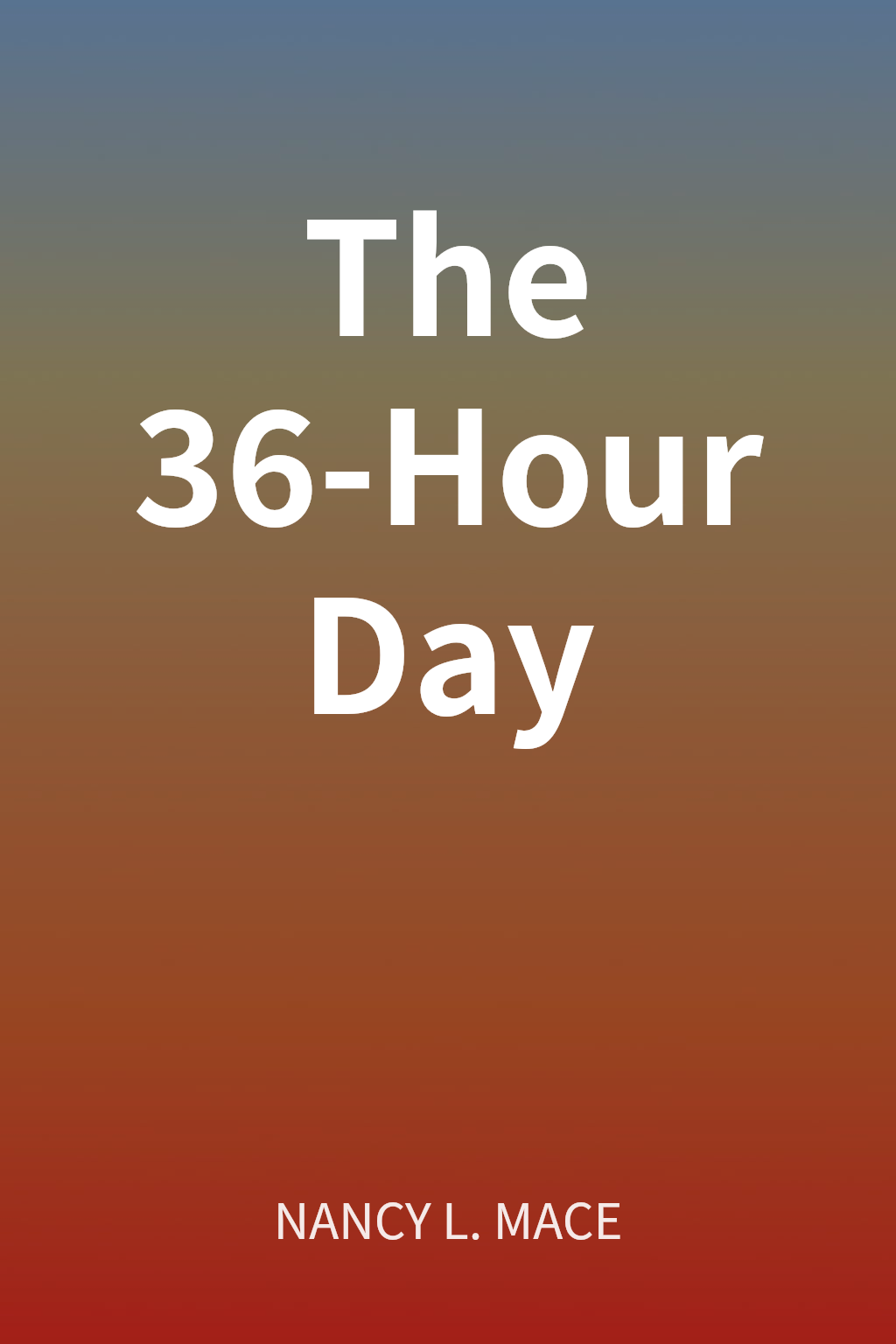 The 36-Hour Day cover