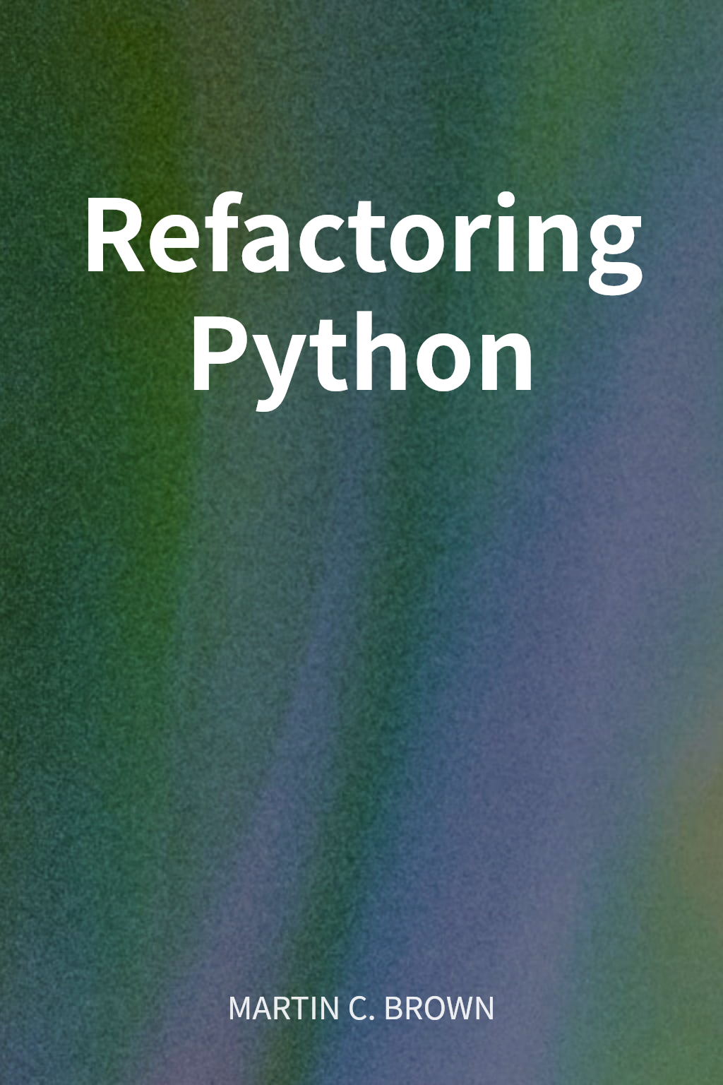 Refactoring Python cover