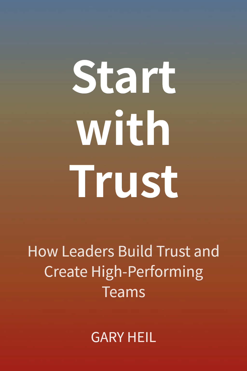 Start with Trust cover