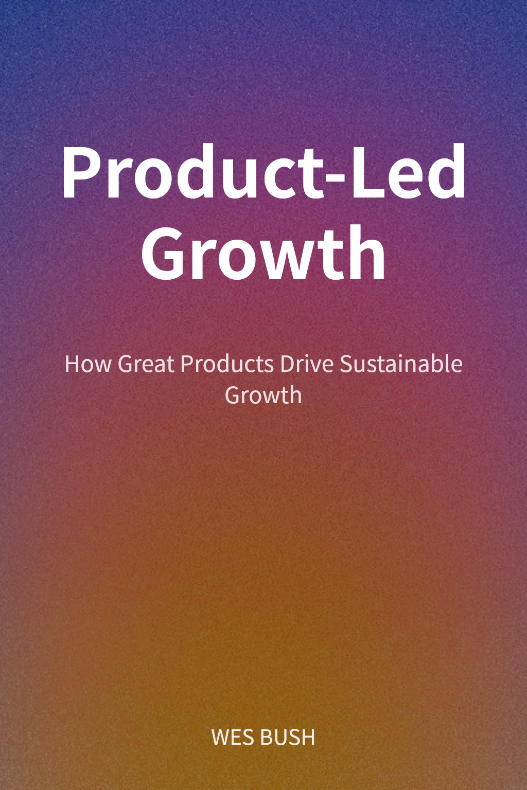 Product-Led Growth cover