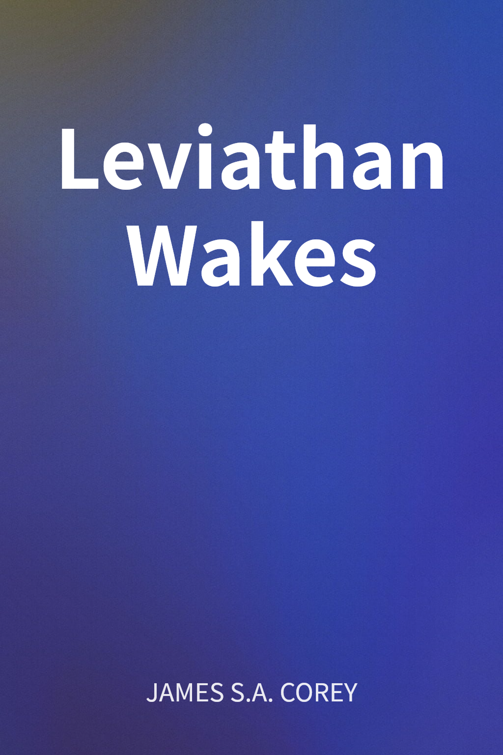 Leviathan Wakes cover