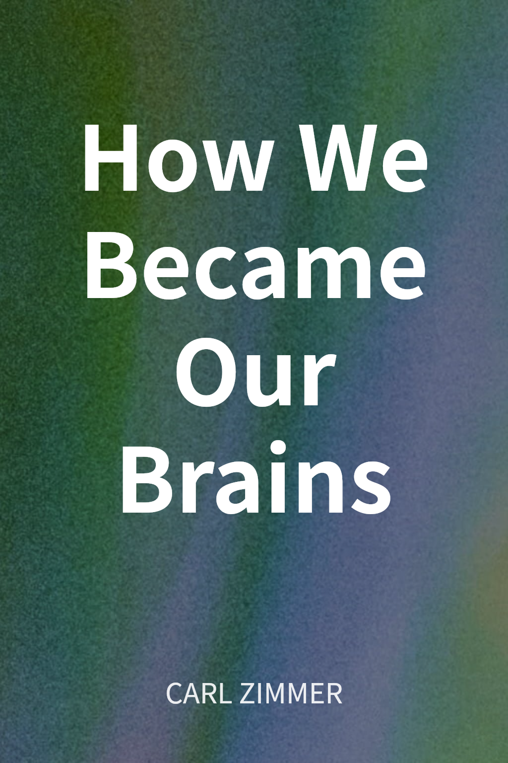How We Became Our Brains cover