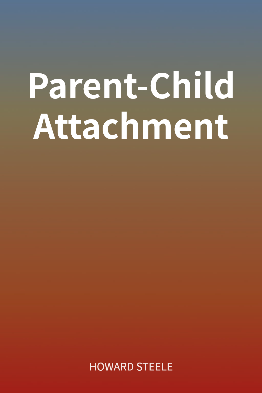 Parent-Child Attachment cover