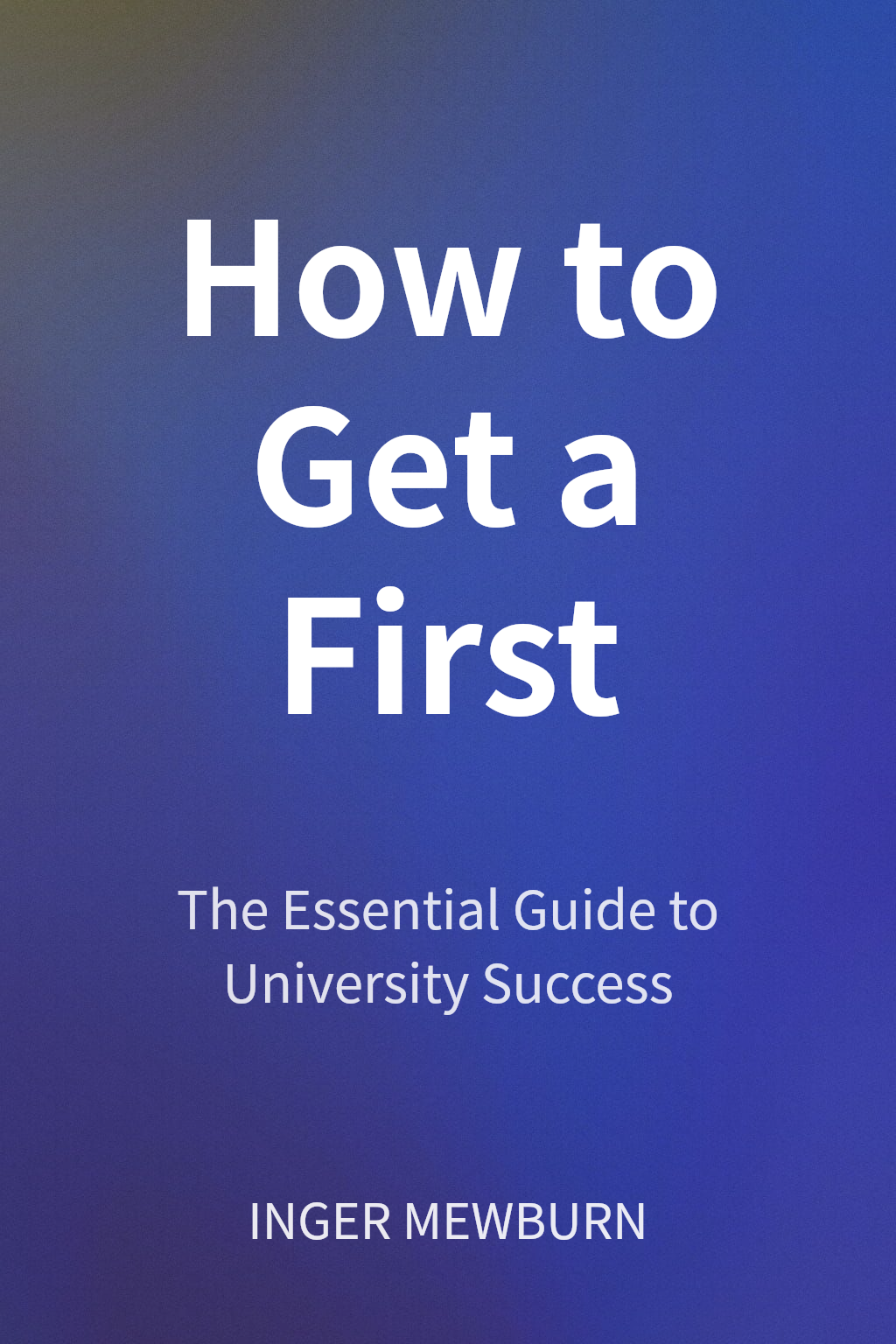 How to Get a First cover