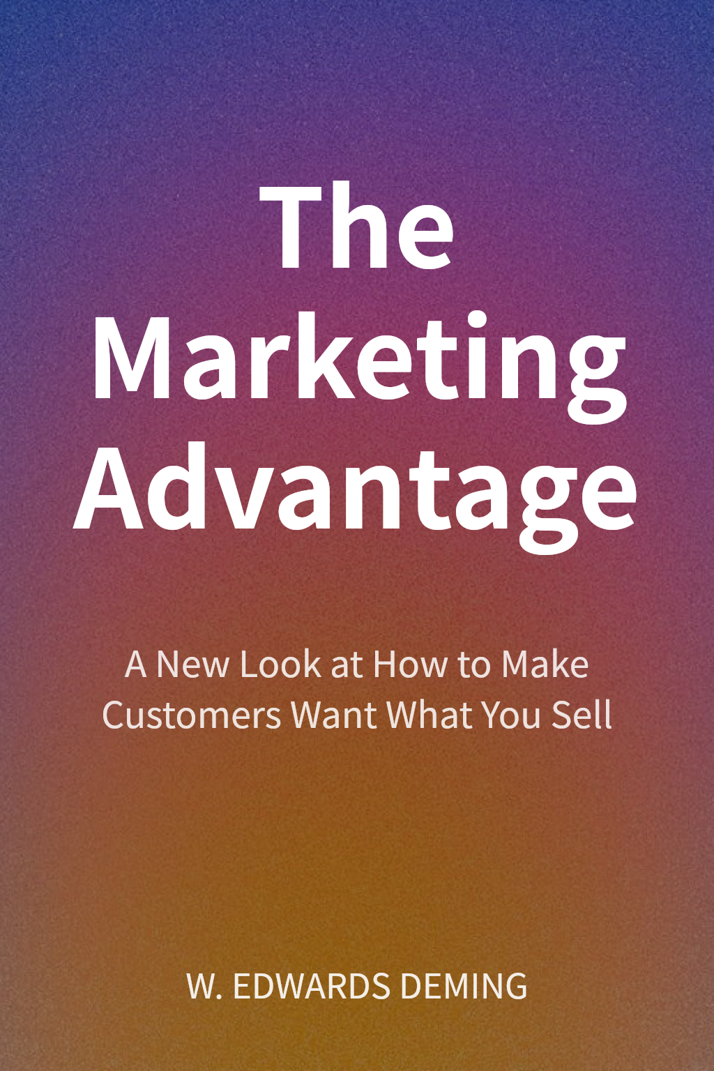 The Marketing Advantage cover