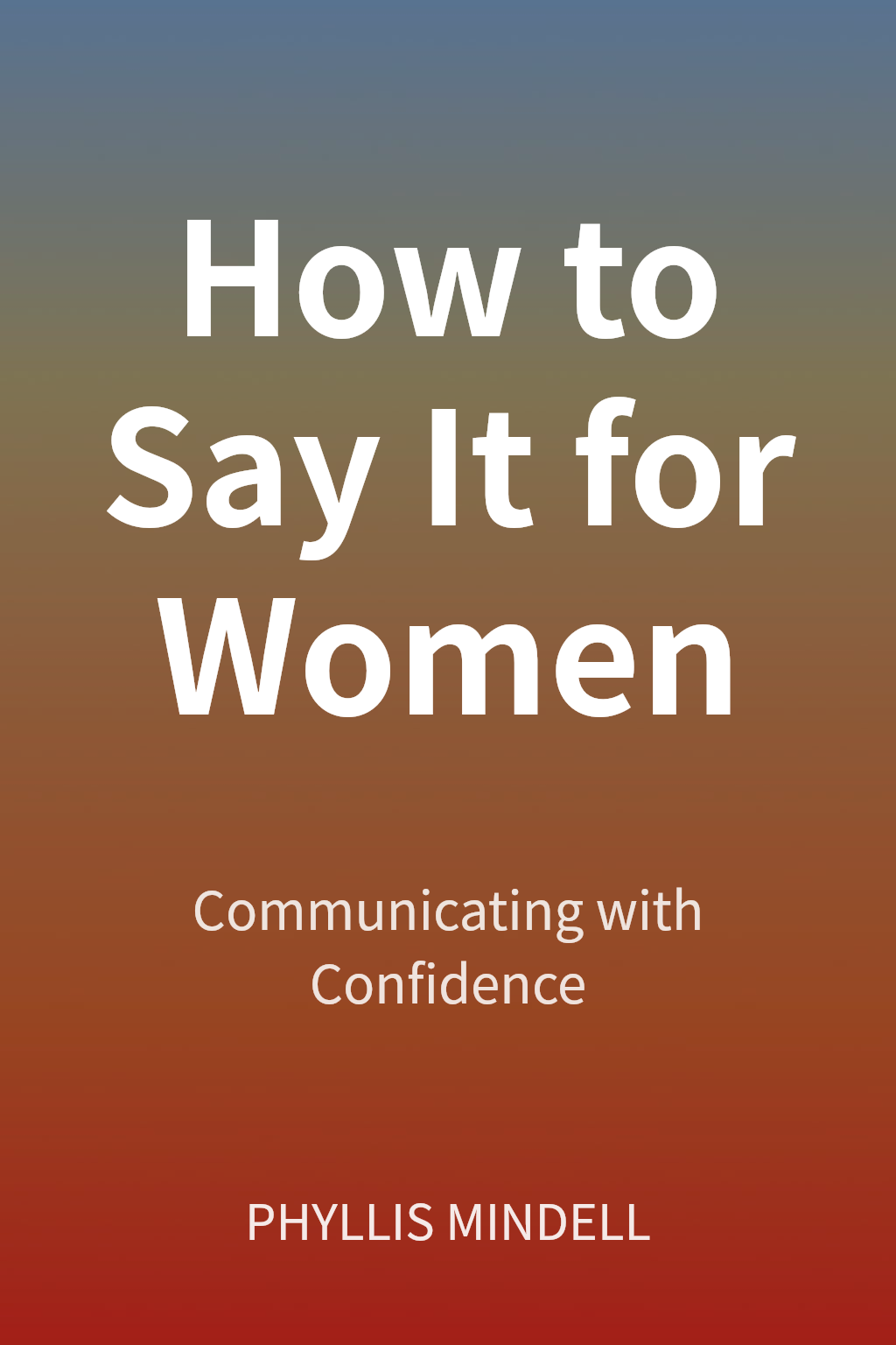 How to Say It for Women cover