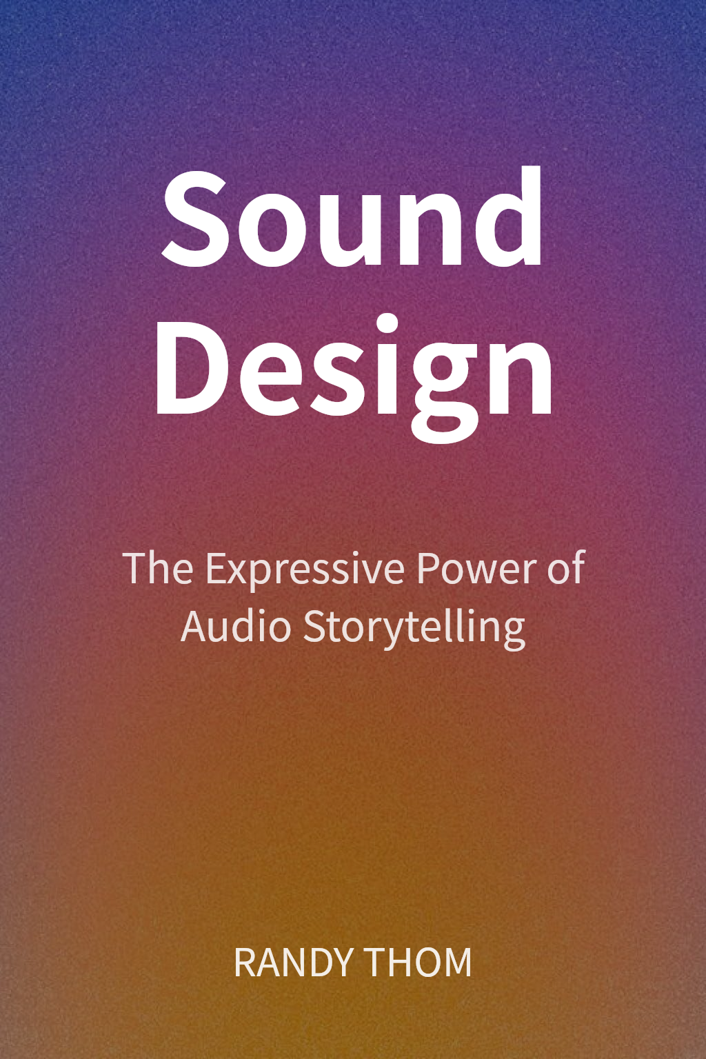Sound Design cover