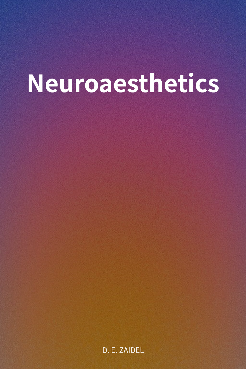 Neuroaesthetics cover