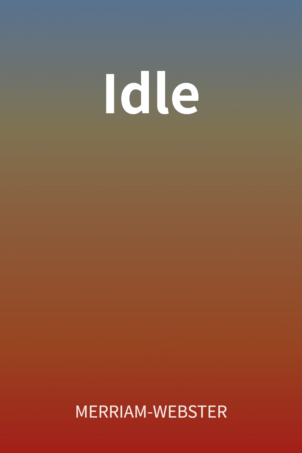 Idle cover