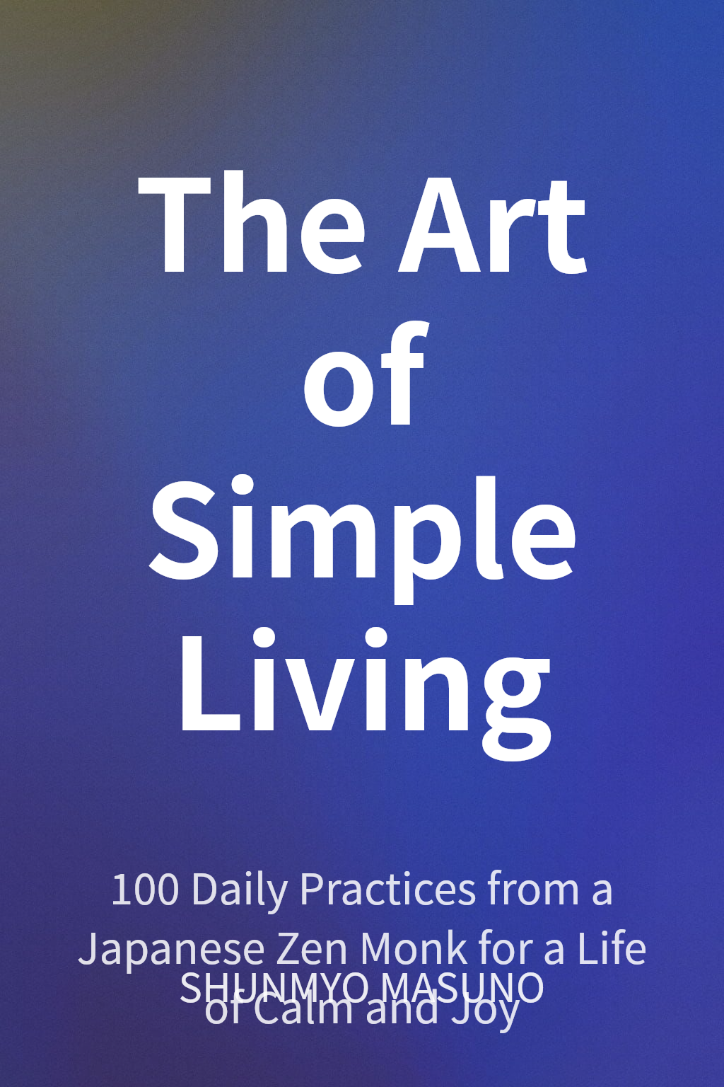 The Art of Simple Living cover