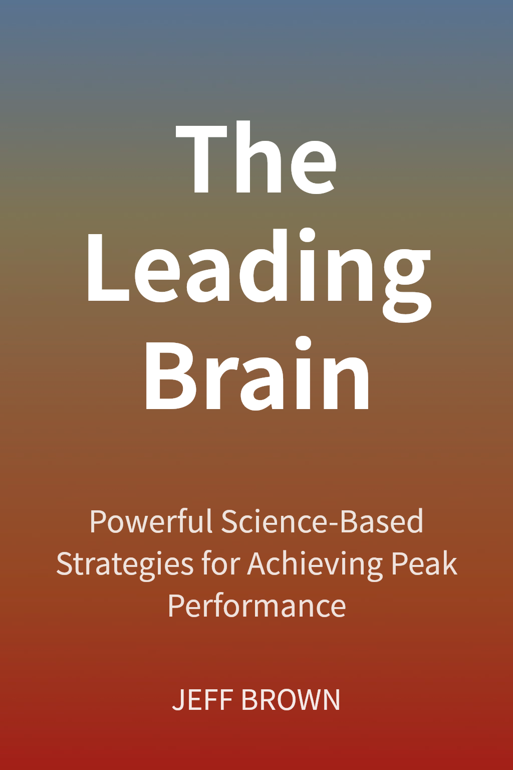 The Leading Brain cover