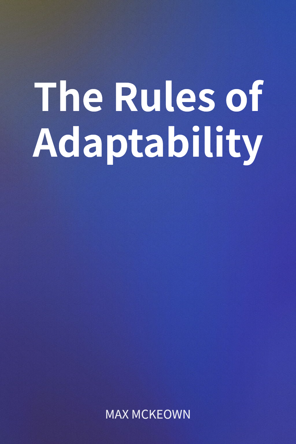The Rules of Adaptability cover