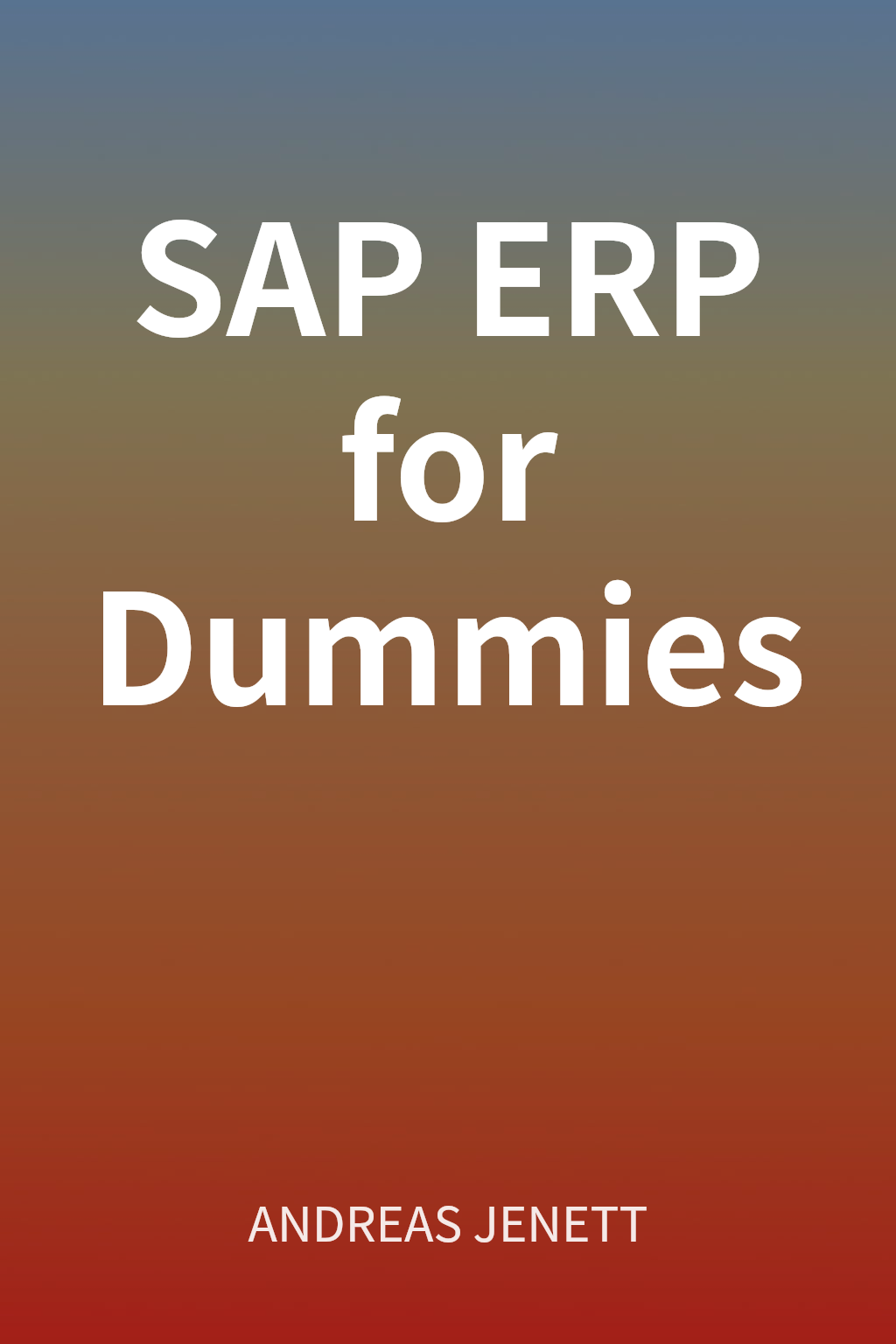 SAP ERP for Dummies cover