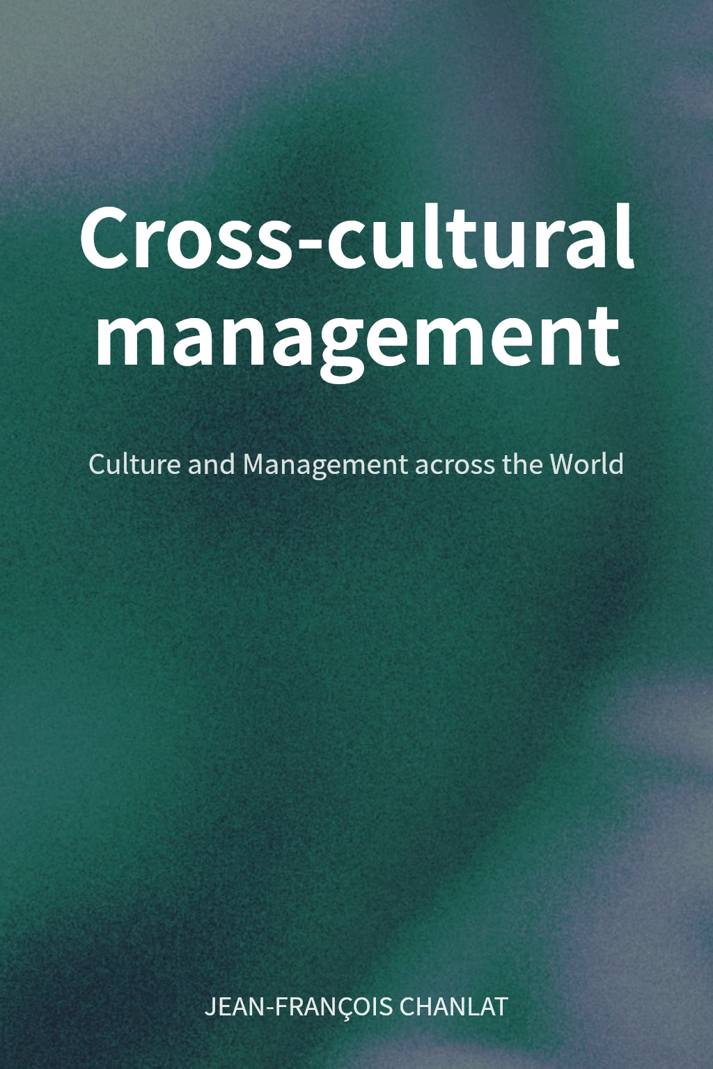 Cross-cultural management cover