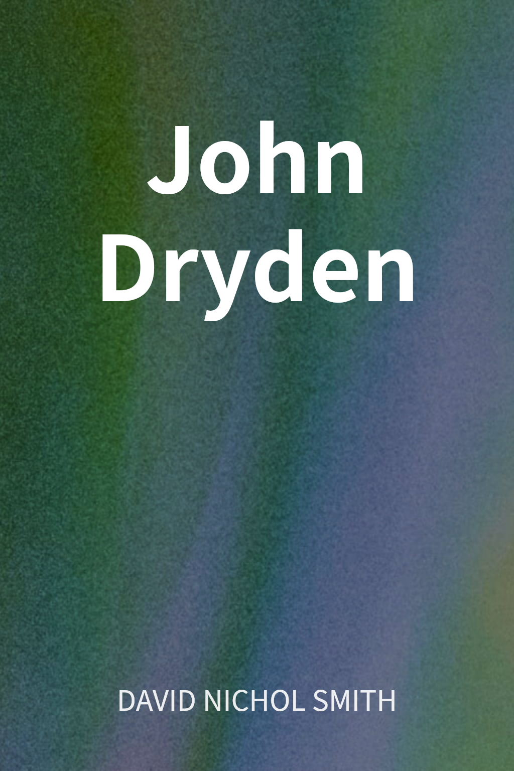 John Dryden cover