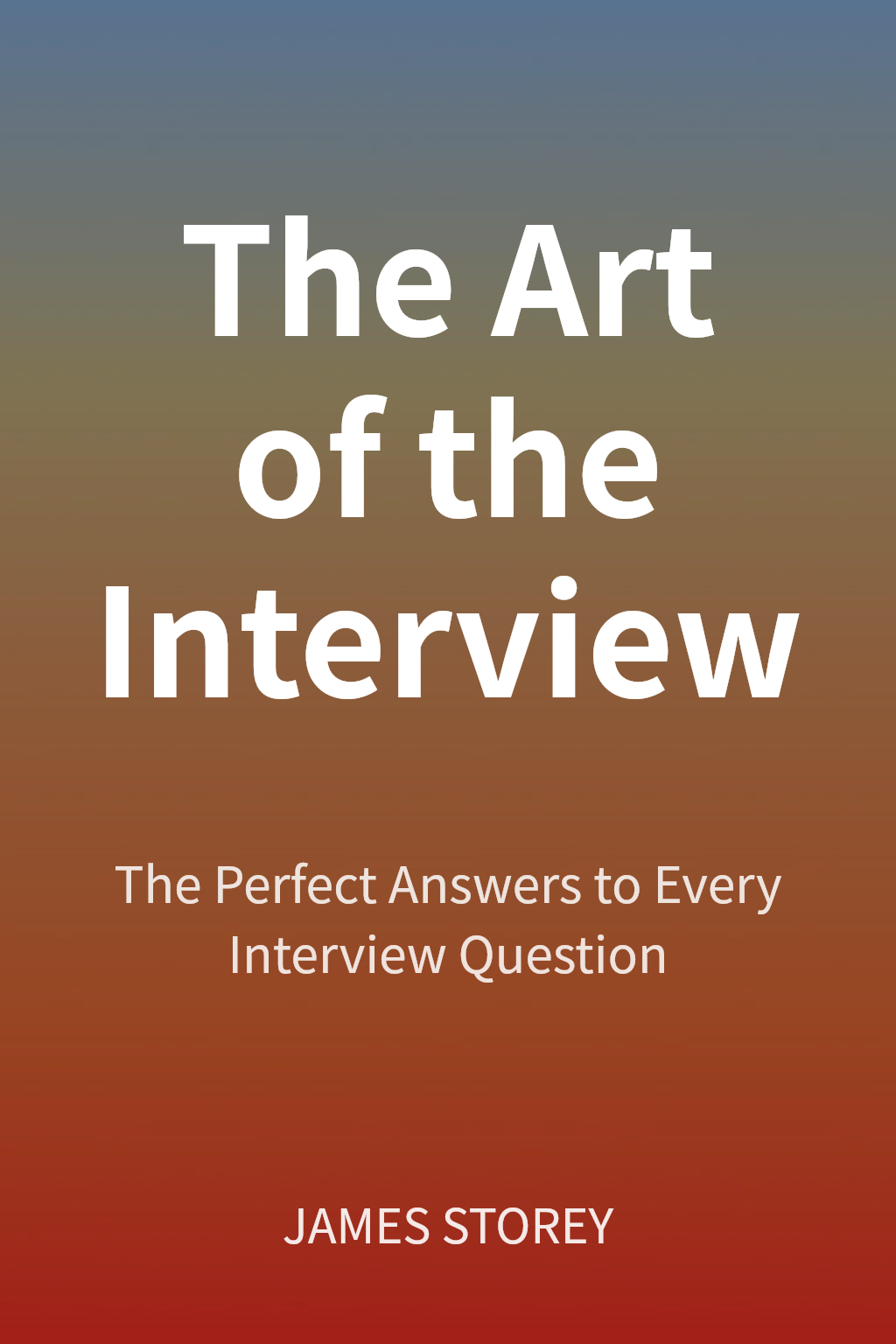 The Art of the Interview cover