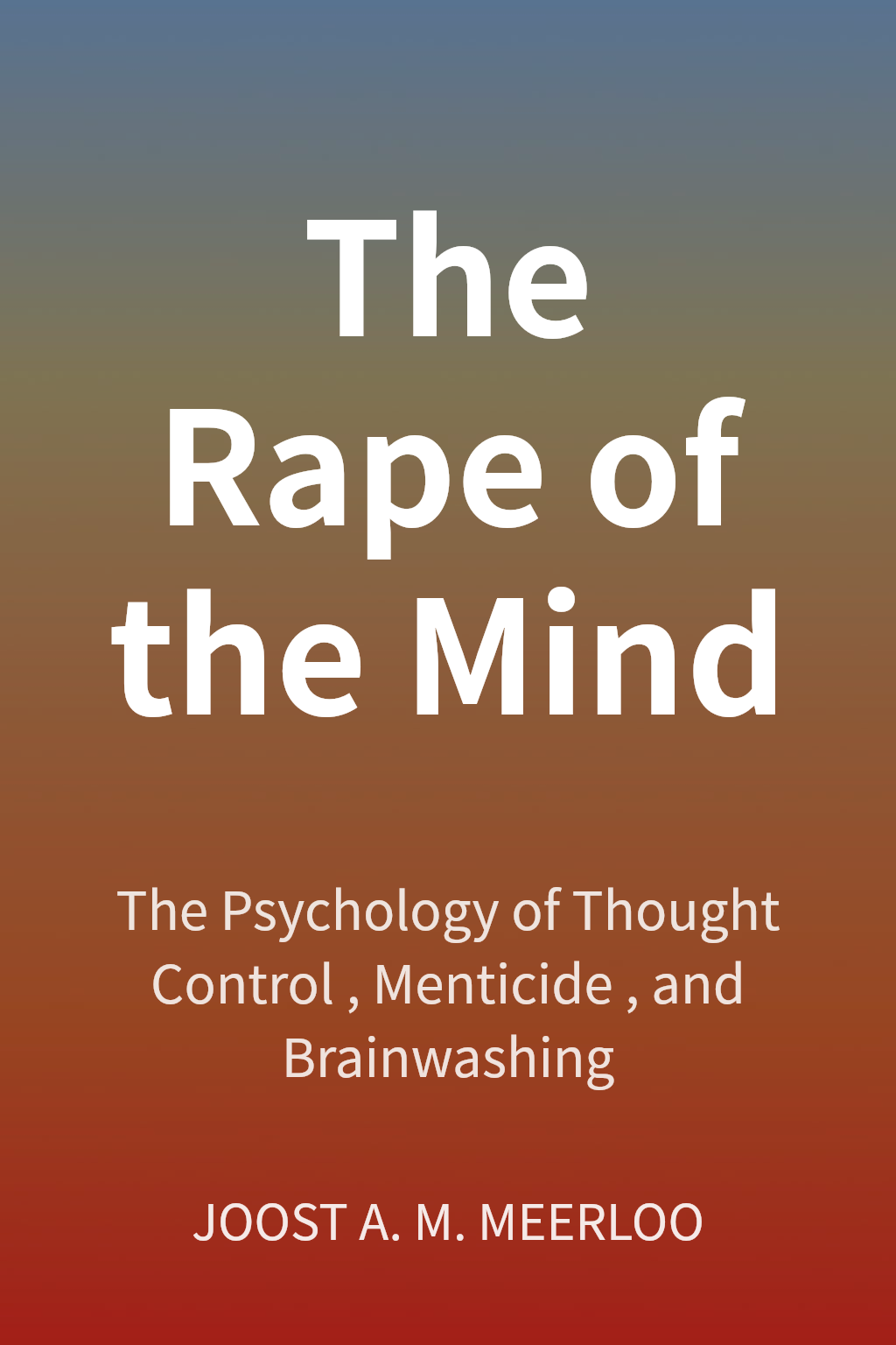 The Rape of the Mind cover