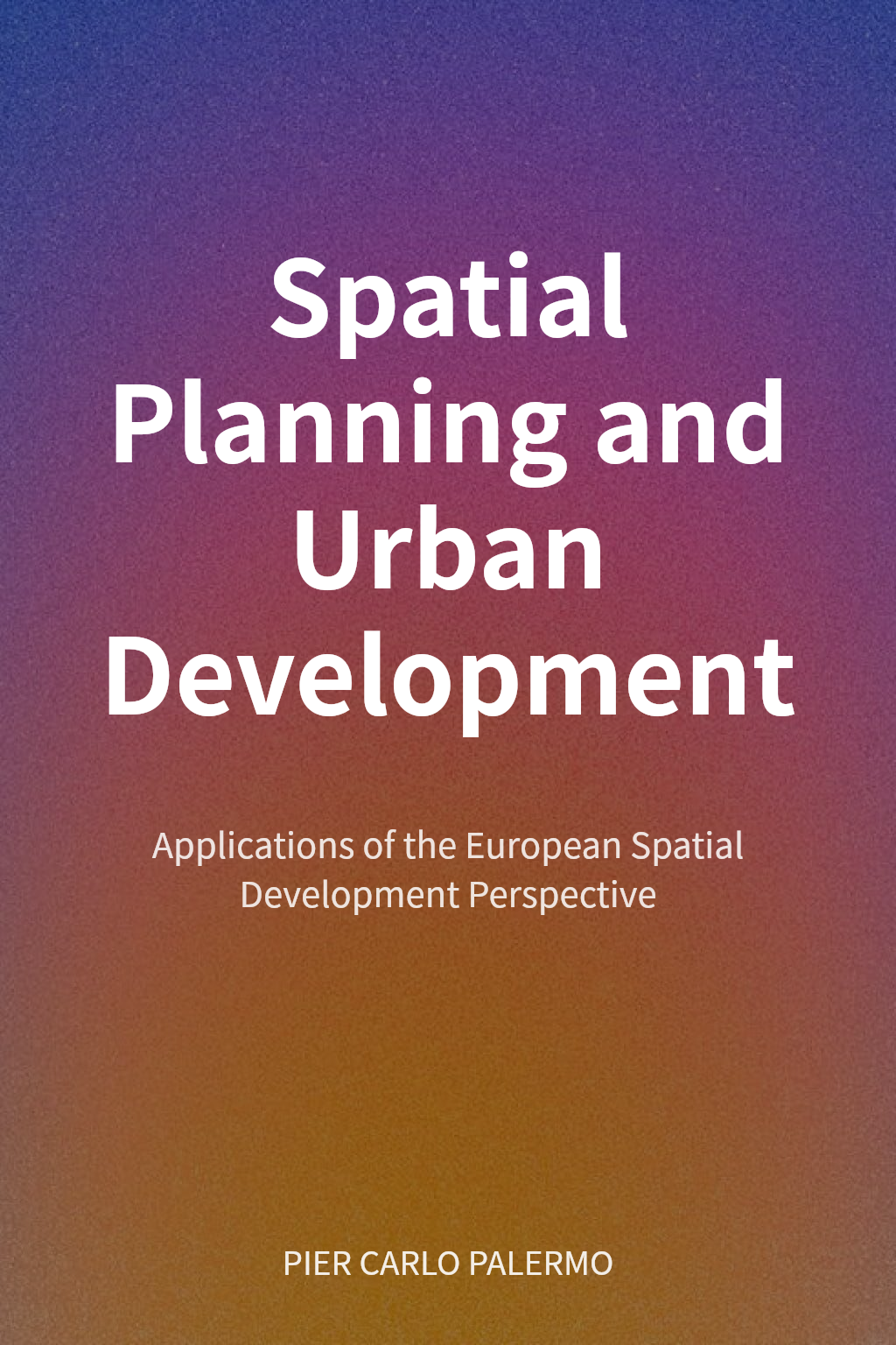 Spatial Planning and Urban Development cover