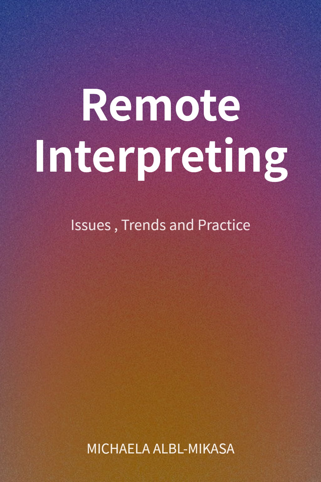 Remote Interpreting 封面