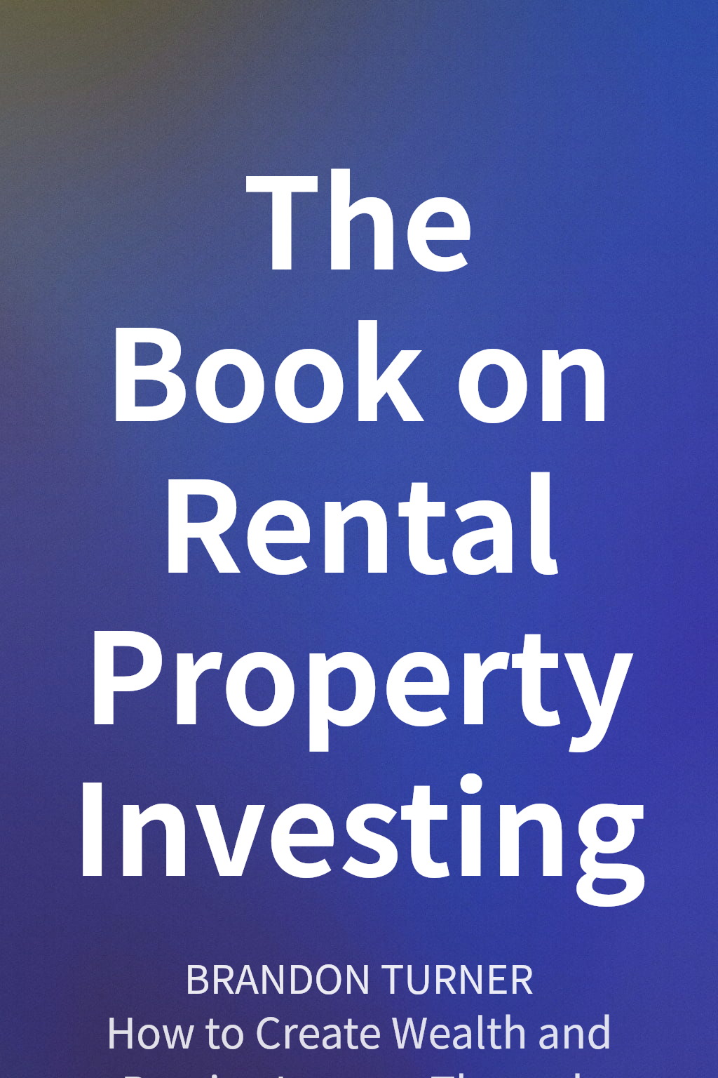 The Book on Rental Property Investing cover