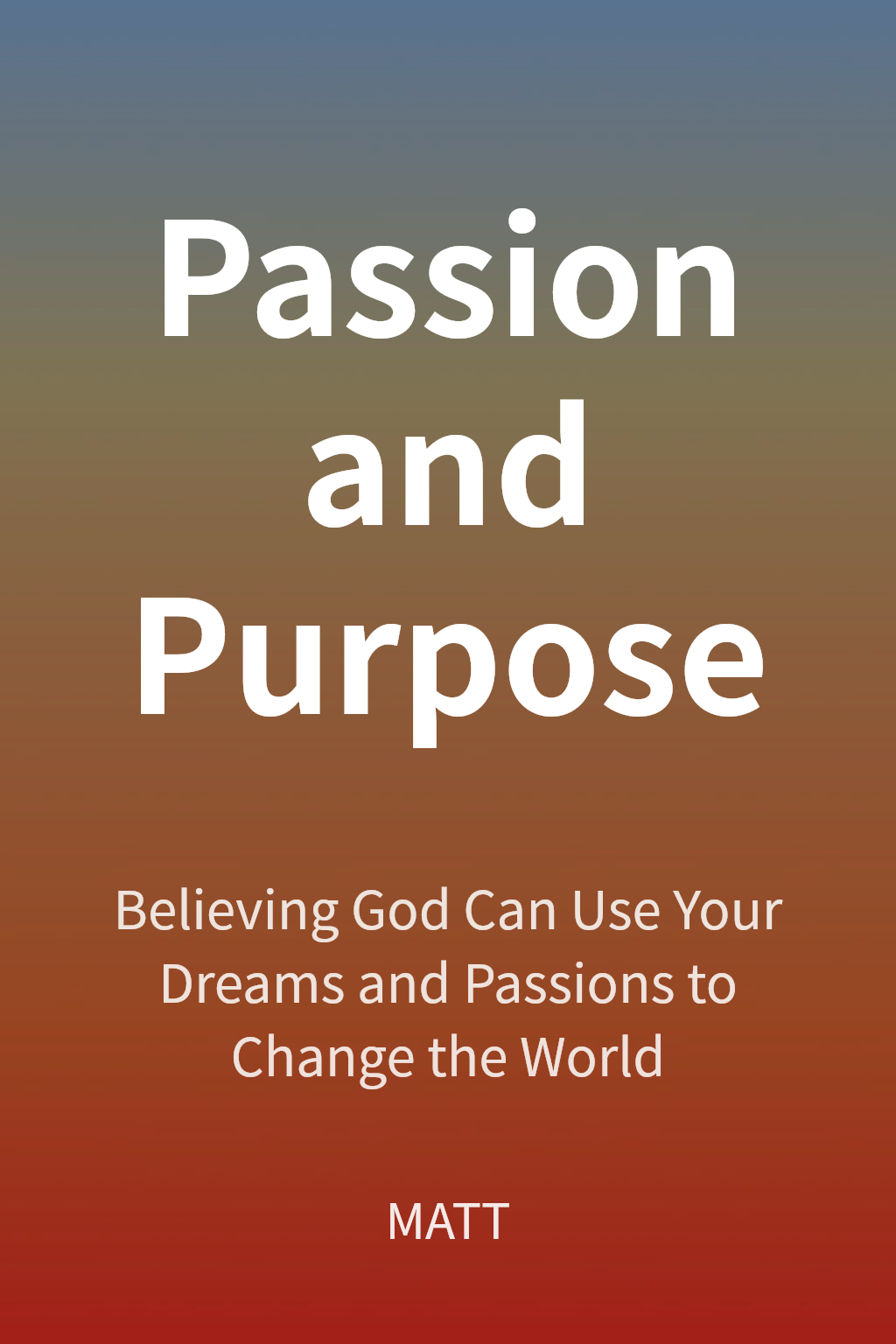 Passion and Purpose cover
