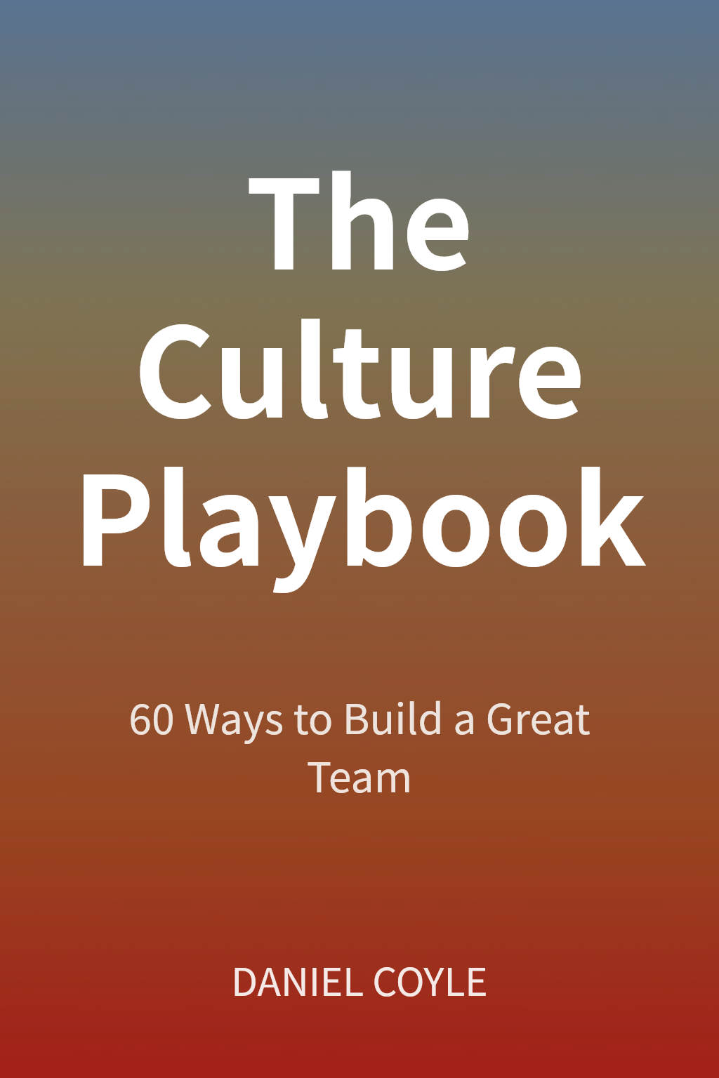 The Culture Playbook cover