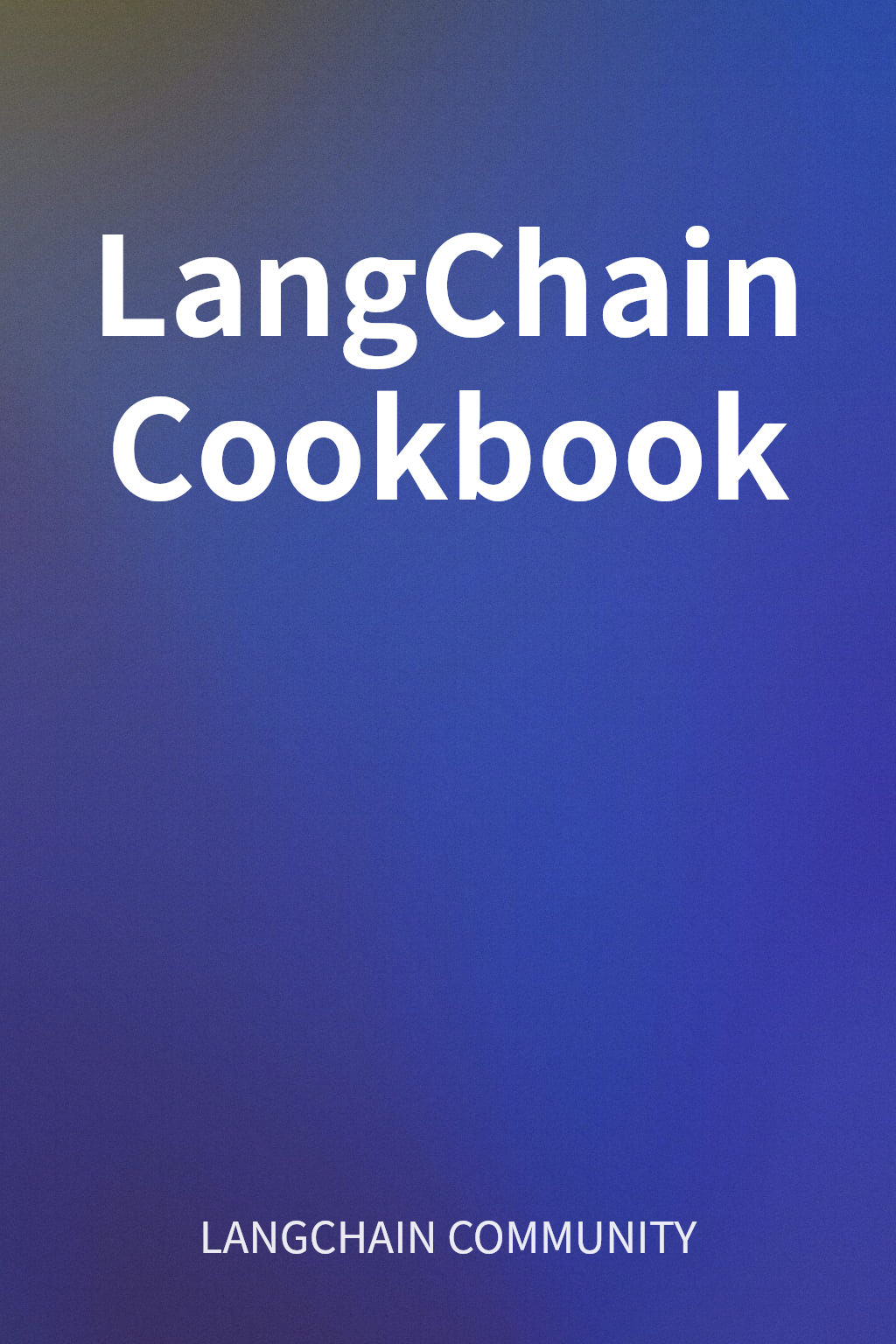 LangChain Cookbook cover