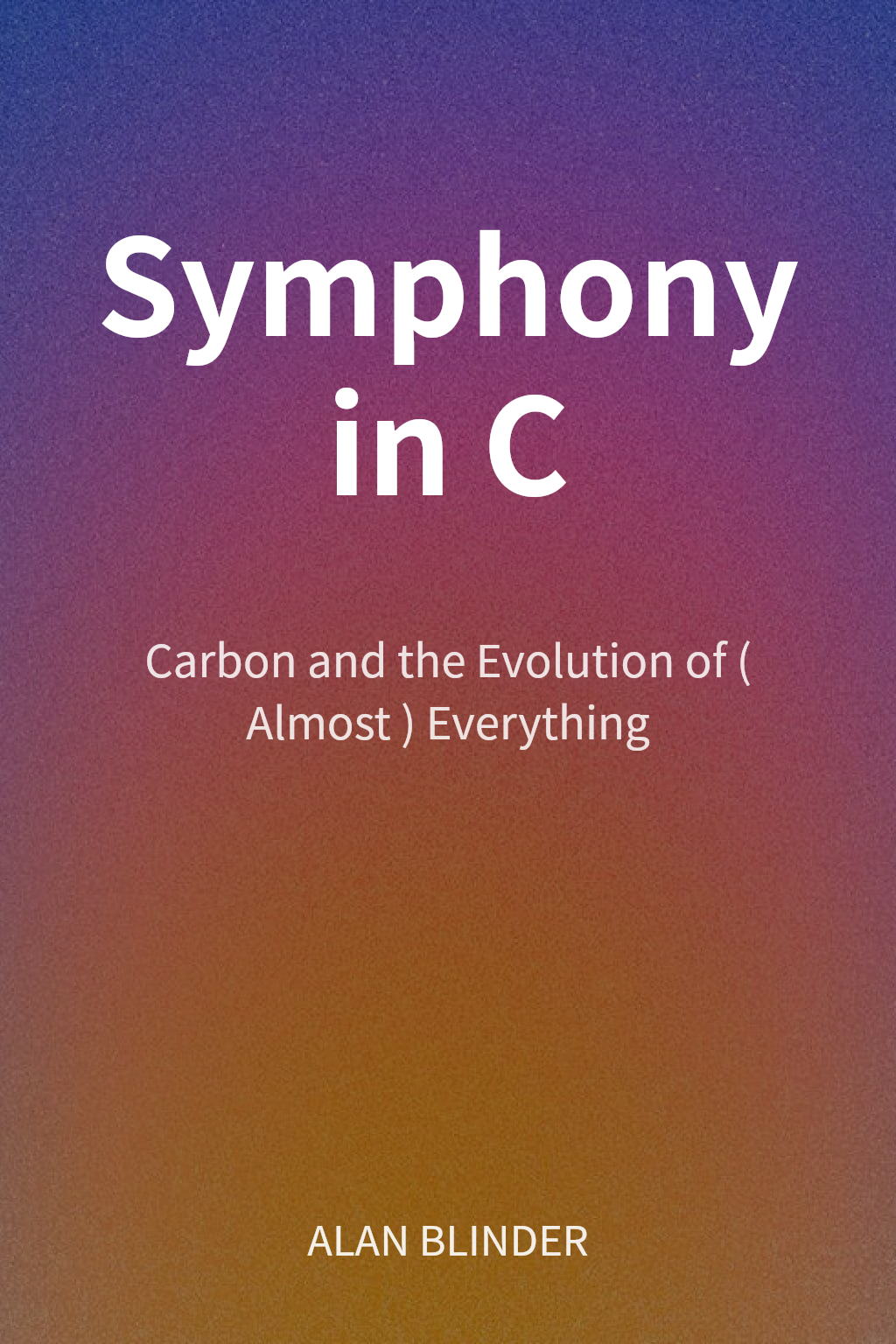 Symphony in C cover