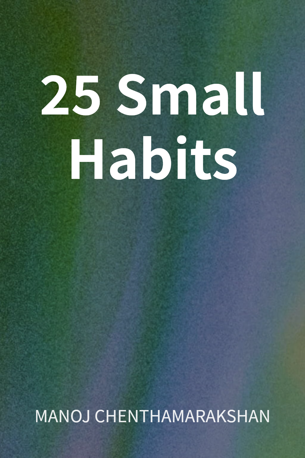 25 Small Habits cover