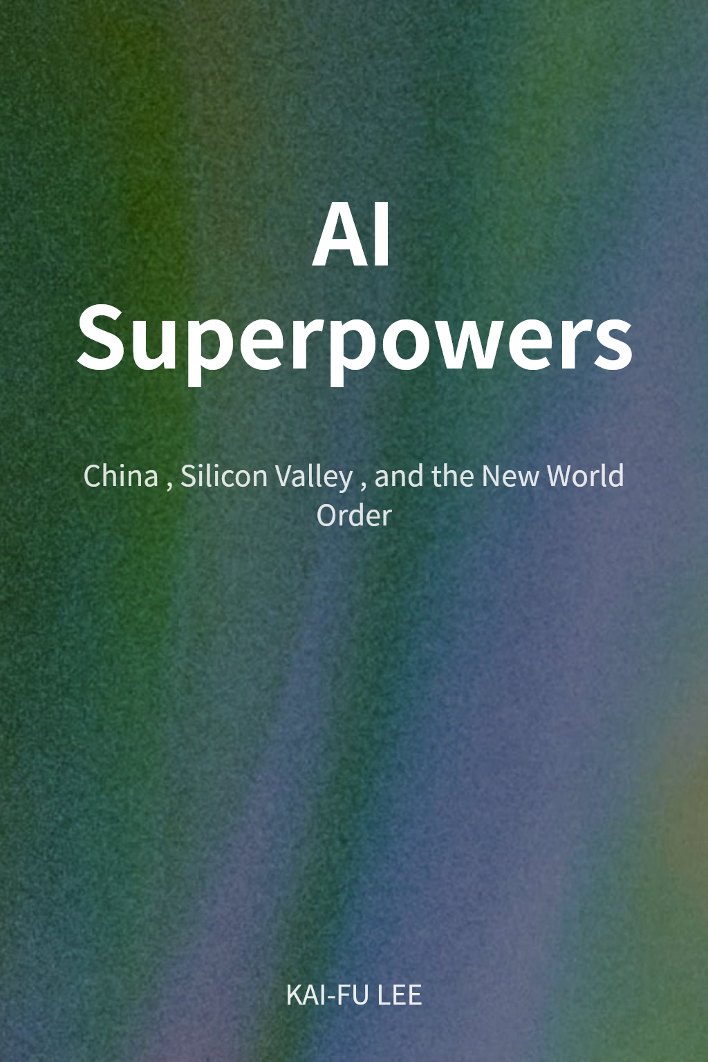 AI Superpowers cover