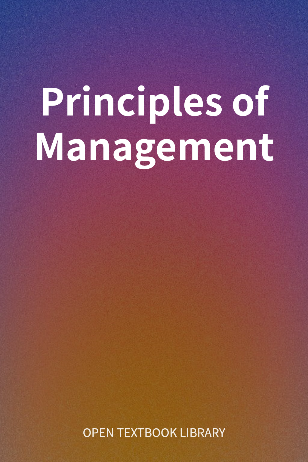 Principles of Management 封面