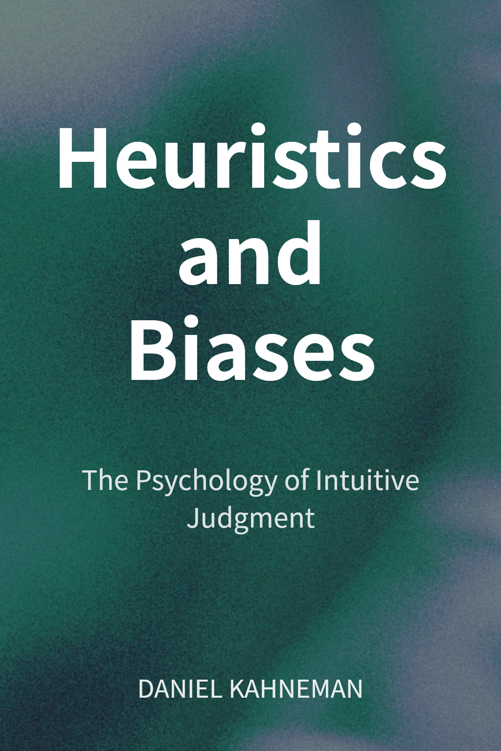 Heuristics and Biases cover