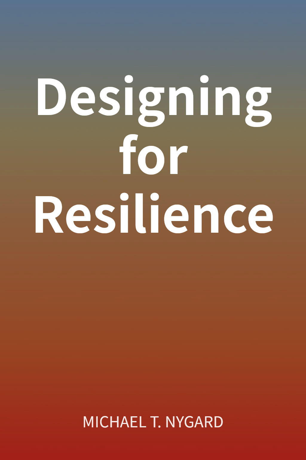 Designing for Resilience cover