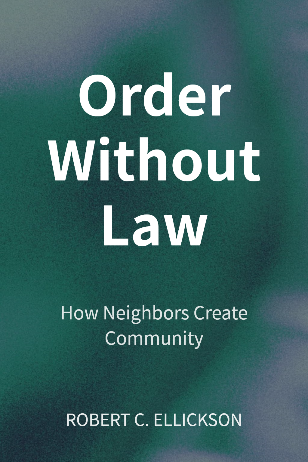 Order Without Law cover