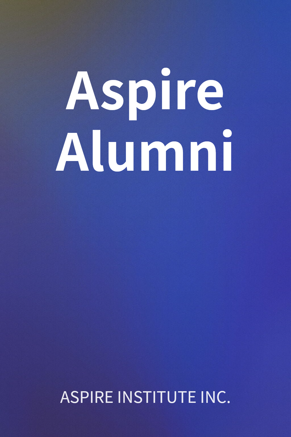 Aspire Alumni cover