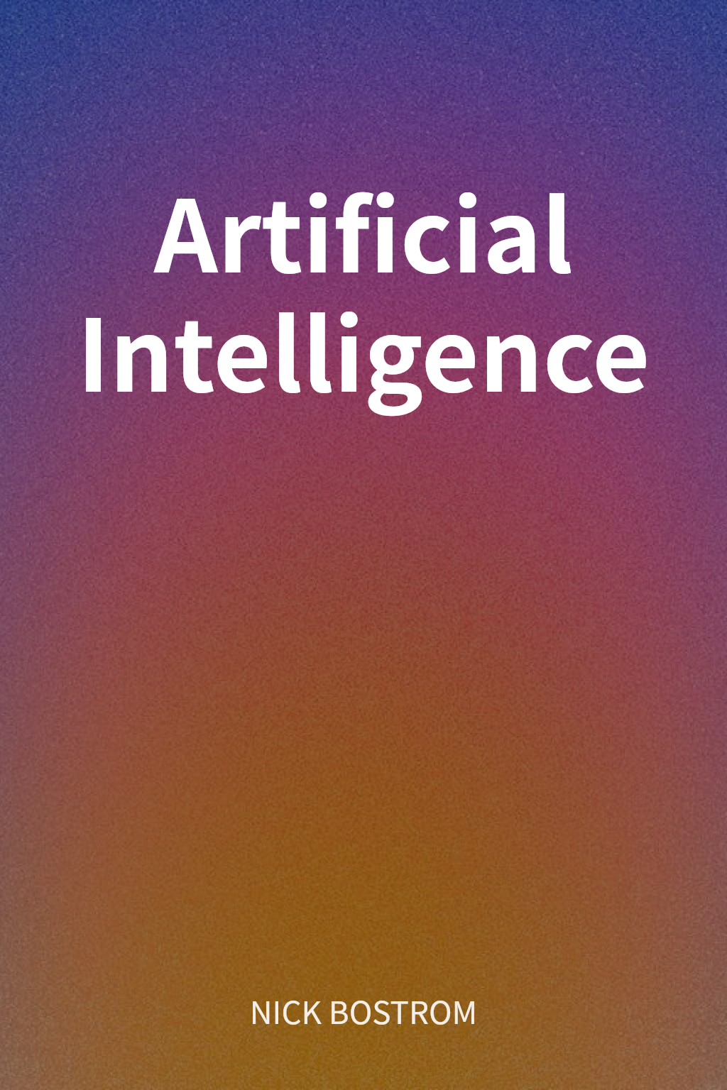 Artificial Intelligence cover