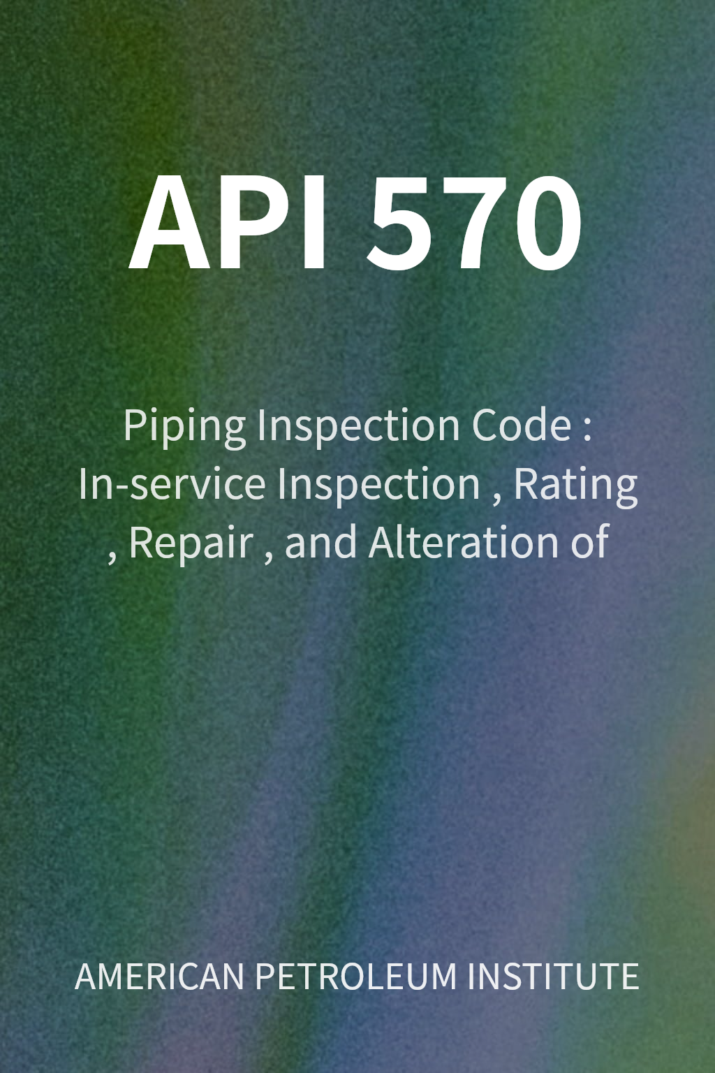 API 570 cover