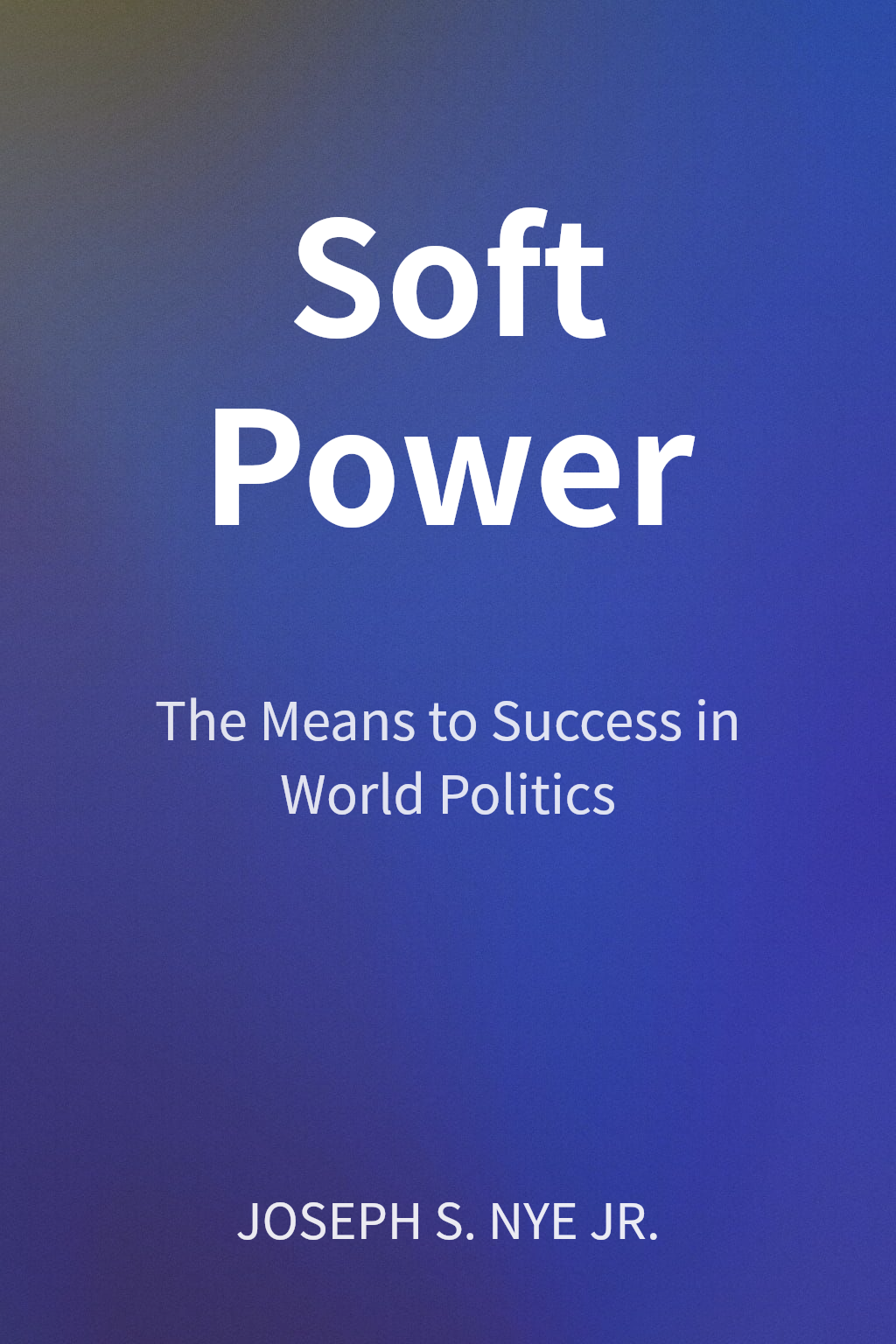Soft Power cover